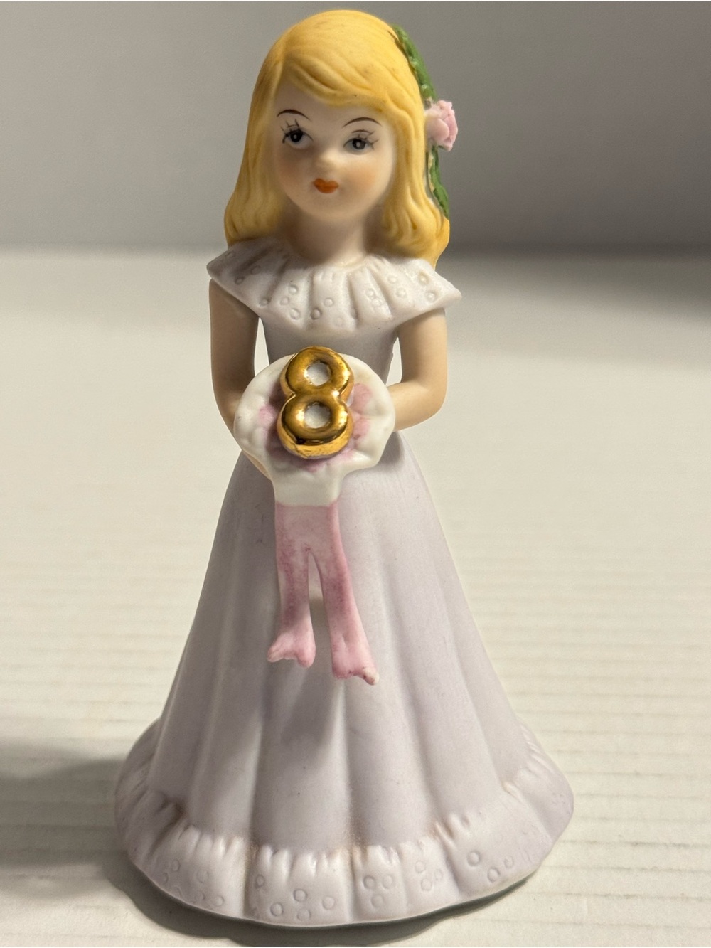 VTG Enesco Growing Up Girls Age 8 Figurine